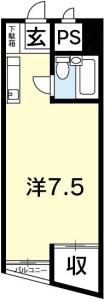 Doors 203【間取図】 999999 (大野ビル.JPG)